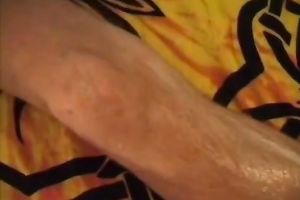 Indian temptress rubs body lotion all over dude's body previous to pleasing him with stout orall-service