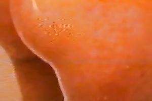 I caught my GF shaving her fur pie in the shower and filmed her