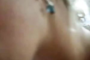 Obedient ramrod loving golden-haired cheating wife gives me head and bows over