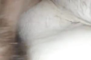 Sliding my dong in the white snapper of my sexy amateur wife