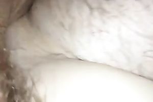 Sliding my dong in the white snapper of my sexy amateur wife