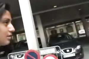 Beautiful and well shaped girlie undresses and receives group-fucked