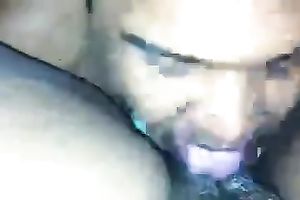 Husband buries his tongue in my puffy bushy cookie as I film