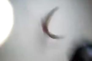 Skanky Indian wife with merry bumpers and hairless wet crack gives head in POV