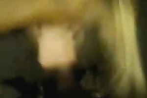 A lewd blond sucks my BBC in the hope of getting cum on her face