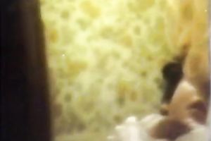 Petite golden-haired with pretty butt blows and rides a dong