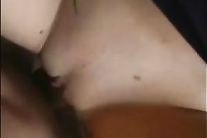 Teen whore got fucked by my cousin in the toilet right in her cum-hole