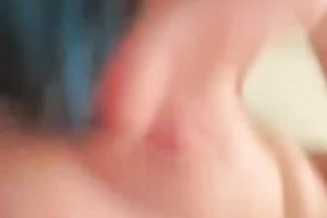 My nasty black cock sluts entertains herself by fucking her snatch with a toy