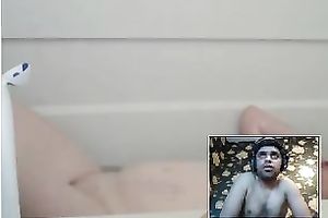 big beautiful woman girlfriend just can't live without playing with her sex toy in the baths