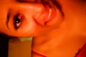 Hot and juvenile swarthy college girlfriend sucks my penis and tastes cum