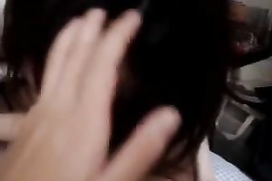 My svelte Asian girlfriend is giving me a astonishing orall-service on camera