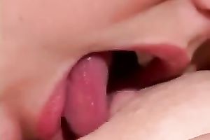 My 2 lesbo girlfriend take up with the tongue every others hard teats