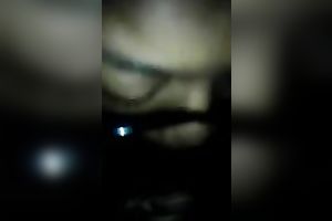 Hungry and cum longing swarthy sweetheart sucks my BBC like there is no camera