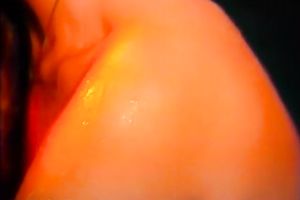 Two golden-haired head dumpy sex pots share one babe enchanting rod