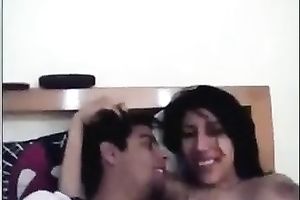 Pretty non-professional honey lets her BF take up with the tongue her scones in front of a web camera