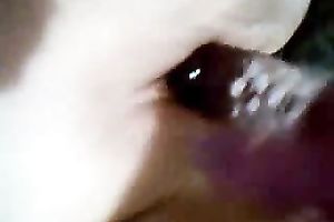 Checking out a fancy present from my husband in my cum-hole