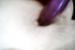 Checking out a fancy present from my husband in my cum-hole