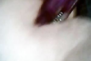 Checking out a fancy present from my husband in my cum-hole