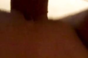 My cheating wife gives me footjob previous to I fuck her in the puffy pussy