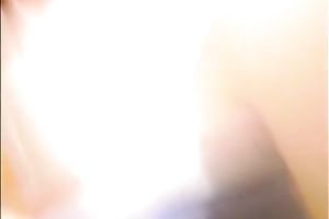 My GF fingers her bawdy cleft previous to engulfing my boner and getting drilled