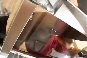 Sizzling skank toys her arse and sucks 2 hard pricks