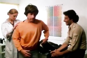 Coluptuous golden-haired nurse acquires fucked by her patient