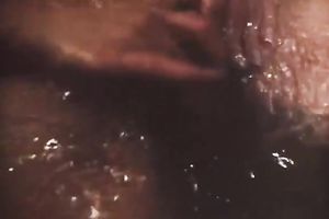 Amazing retro movie with a dark brown blowing and getting screwed