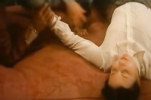 Horny blonde head in red underware acquires her holes hammered