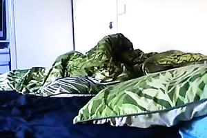 Webcam solo movie scene with a purple-haired honey rubbing her cunt