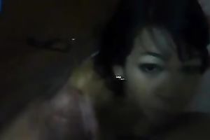 Hot t-girl from Thailand is good at giving blowjobs