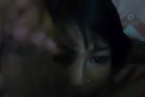 Hot t-girl from Thailand is good at giving blowjobs