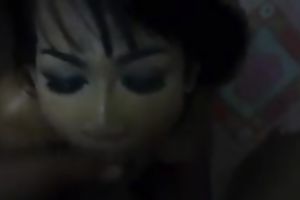 Hot t-girl from Thailand is good at giving blowjobs