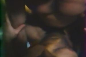 Slutty black white bitch and golden-haired skank share a schlong in the kitchen