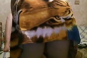 My mad girlfriends drilled my gazoo with sextoy during the time that I licked cum-hole