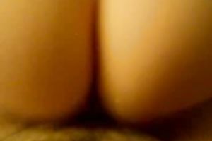 My trashy Japanese girlfriend rides me reverse cowgirl style