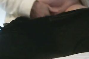 My much loved fattie enjoys playing with her teats and muff