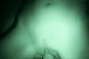 Cute blond sweetheart acquires her taut cookie nailed in the night