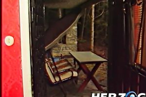 Two lusty mommies in stockings masturbate jointly