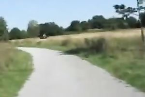 This playgirl is a bit of a nature girl and this babe can't live without masturbating