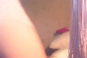 Hot young and hot floozy on web camera flashes her wazoo