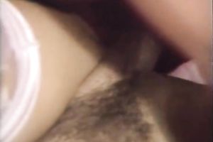 Sexy blondie in white nylons acquires her booty smeared with cum