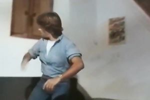 Hot golden-haired beauty kisses a impressive chap on the boat