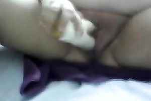 Amazing homemade solo with bulky me toying my bawdy cleft