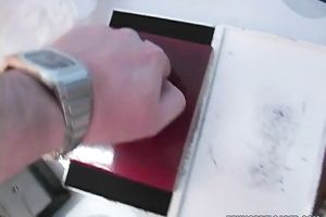 Fair-haired non-professional milf allows a stud to invade her cookie from behind