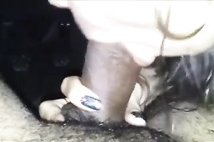 Amateur skank sucks my plump black schlong in POV sex episode