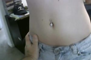 Blonde gal looks hawt and gives oral-sex to an desirous man