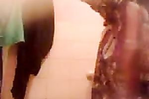 I could see my skinny girlfriend shower all day long