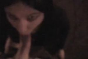 Insatiable hooker sucks my wang until this babe receives a facial