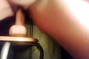 Incredible homemade solo with me riding a realistic sextoy