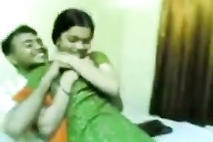 Homemade video with me kneading my Indian GF's boobs